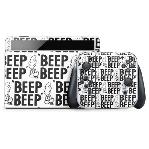 Looney Tunes Road Runner Beep Grid Nintendo Skins