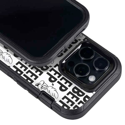 Looney Tunes Road Runner Beep Grid Otterbox Defender iPhone Skin