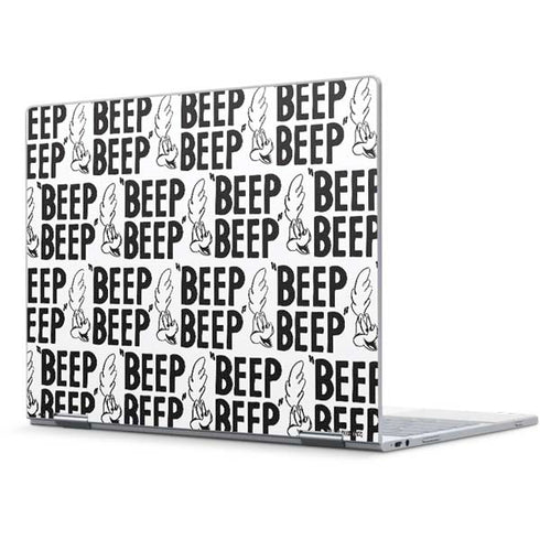 Looney Tunes Road Runner Beep Grid Pixelbook Skin