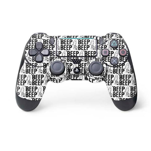 Looney Tunes Road Runner Beep Grid PlayStation PS4 Skins