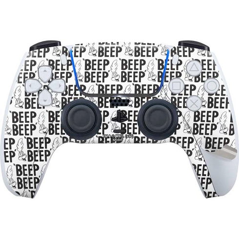 Looney Tunes Road Runner Beep Grid PS5 Pro Bundle Skin