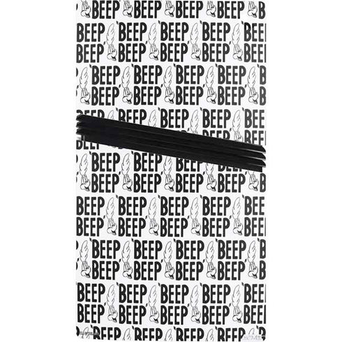 Looney Tunes Road Runner Beep Grid PS5 Pro Console Skin