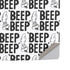 Looney Tunes Road Runner Beep Grid PS5 Pro Disk Console Skin