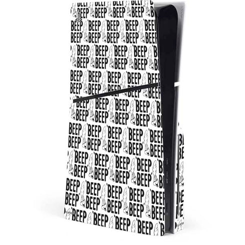 Looney Tunes Road Runner Beep Grid PlayStation PS5 Skins