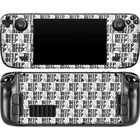 Looney Tunes Road Runner Beep Grid Steam Deck Handheld Gaming Computer OLED Skin