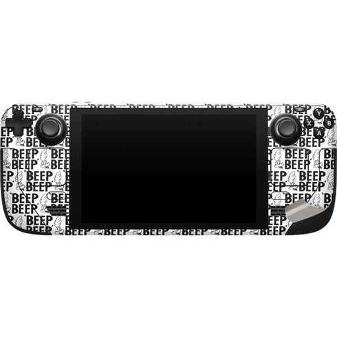 Looney Tunes Road Runner Beep Grid Steam Deck Handheld Gaming Computer Skin