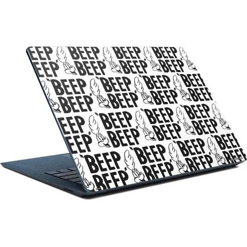 Looney Tunes Road Runner Beep Grid Surface Laptop Skin