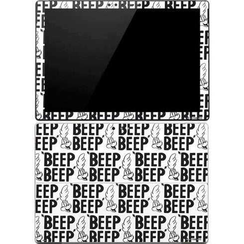 Looney Tunes Road Runner Beep Grid Surface Pro 4 Skin