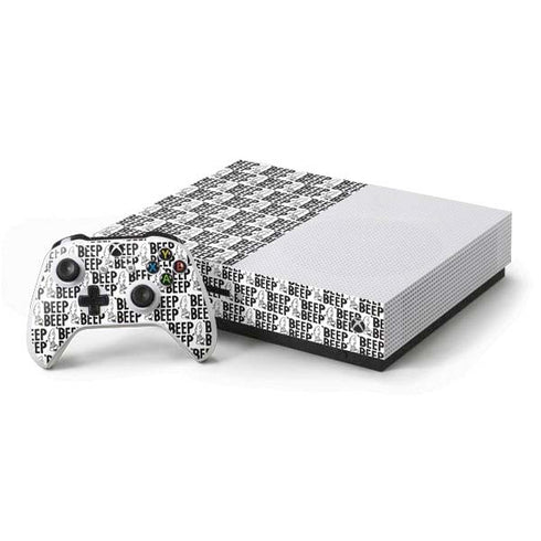 Looney Tunes Road Runner Beep Grid Xbox One S Console and Controller Bundle Skin