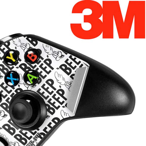 Looney Tunes Road Runner Beep Grid Xbox One S Controller Skin