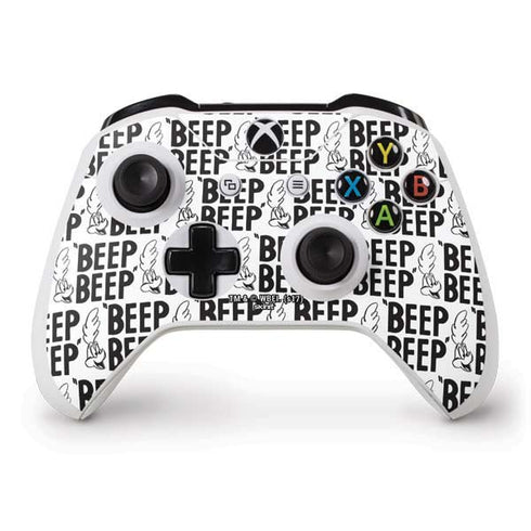 Looney Tunes Road Runner Beep Grid Xbox One S Controller Skin