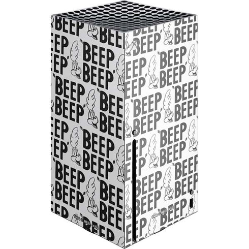 Looney Tunes Road Runner Beep Grid Xbox Series X Skins