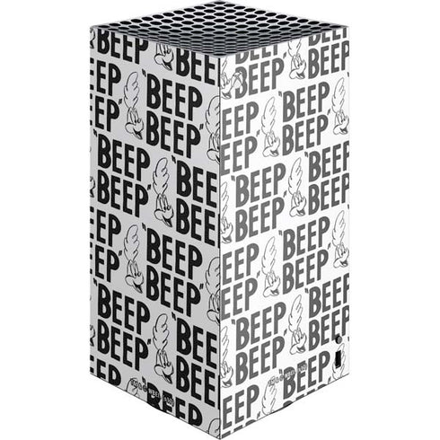 Looney Tunes Road Runner Beep Grid Xbox Series X Skins