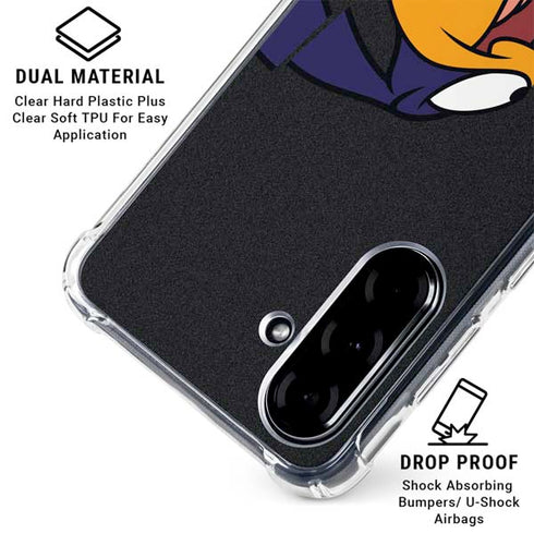 Looney Tunes Road Runner Sliced Galaxy A36 5G Clear Case