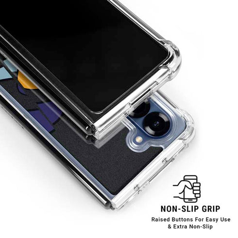 Looney Tunes Road Runner Sliced Galaxy Z Fold6 Clear Case
