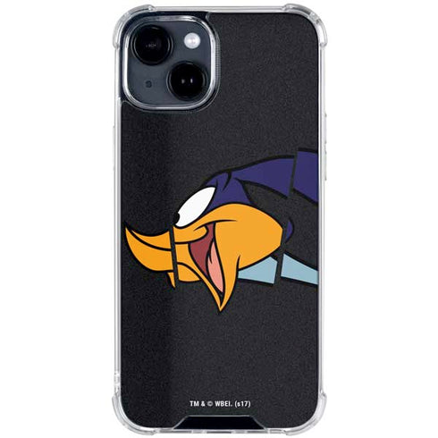 Looney Tunes Road Runner Sliced iPhone 15 Clear Case