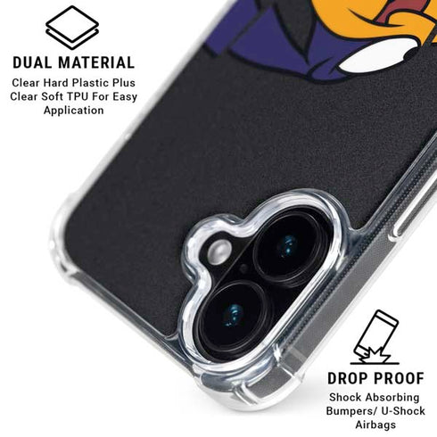 Looney Tunes Road Runner Sliced iPhone 17 Clear Case
