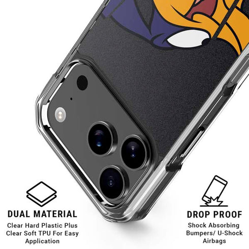 Looney Tunes Road Runner Sliced iPhone 18 Pro Clear Case