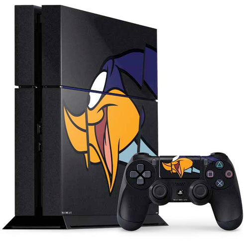 Looney Tunes Road Runner Sliced PS4 Console and Controller Bundle Skin