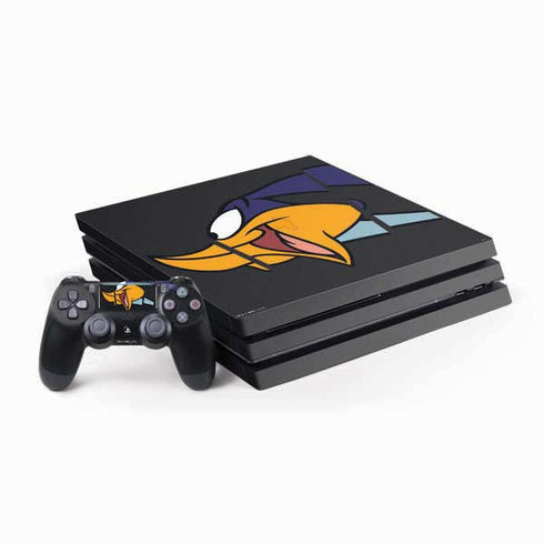 Looney Tunes Road Runner Sliced PS4 Pro Bundle Skin