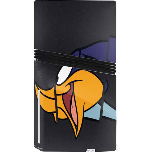 Looney Tunes Road Runner Sliced PS5 Pro Disk Console Skin