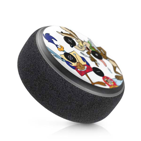 Looney Tunes Road Runner Wile E Coyote Food Amazon Echo Dot Skin