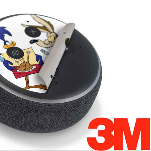 Looney Tunes Road Runner Wile E Coyote Food Amazon Echo Dot Skin