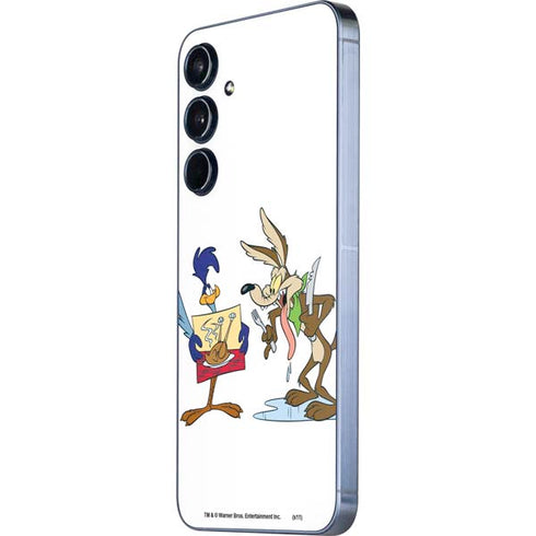 Looney Tunes Road Runner Wile E Coyote Food Galaxy A55 5G Skin