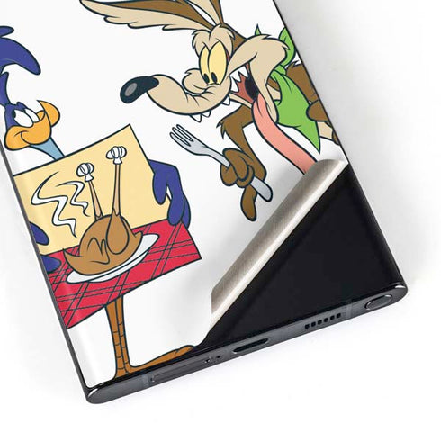 Looney Tunes Road Runner Wile E Coyote Food Galaxy Skins