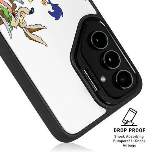Looney Tunes Road Runner Wile E Coyote Food Galaxy S25 Kickstand Case