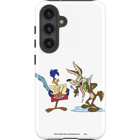 Looney Tunes Road Runner Wile E Coyote Food Galaxy S25 Plus Impact Case