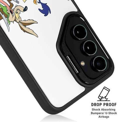 Looney Tunes Road Runner Wile E Coyote Food Galaxy S24 Plus Kickstand Case