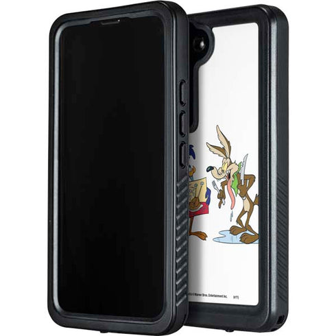 Looney Tunes Road Runner Wile E Coyote Food Galaxy S24 Plus Waterproof Case