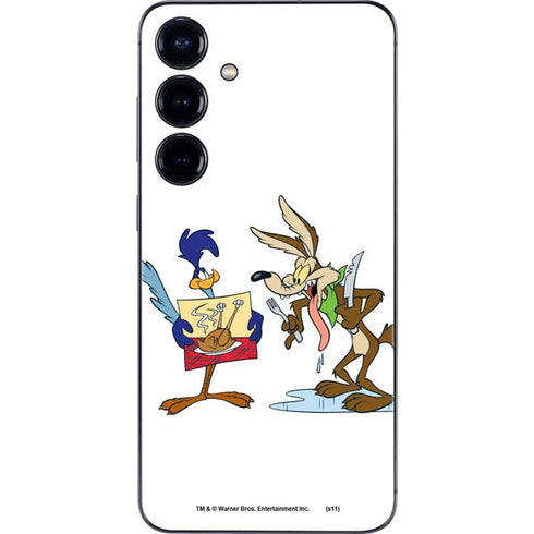 Looney Tunes Road Runner Wile E Coyote Food Galaxy S25 Skin