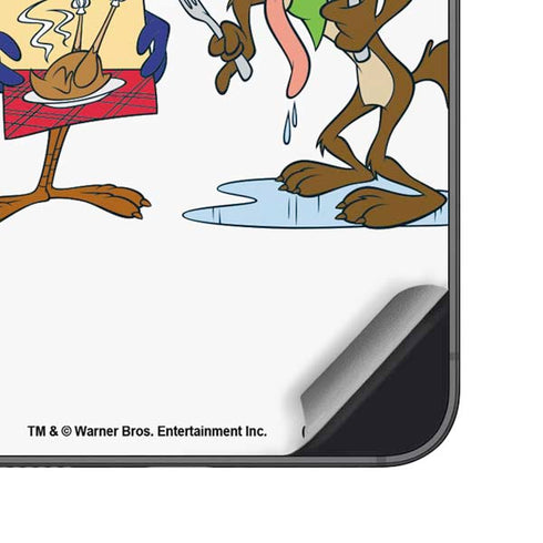Looney Tunes Road Runner Wile E Coyote Food Galaxy S24 Skin