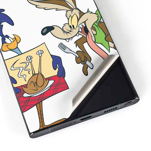 Looney Tunes Road Runner Wile E Coyote Food Galaxy S24 Ultra Skin