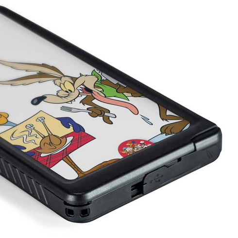 Looney Tunes Road Runner Wile E Coyote Food Galaxy S24 Ultra Waterproof Case