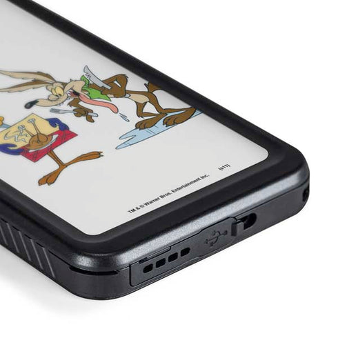 Looney Tunes Road Runner Wile E Coyote Food Galaxy S24 Waterproof Case