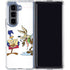 Looney Tunes Road Runner Wile E Coyote Food Galaxy Z Fold5 5G Clear Case