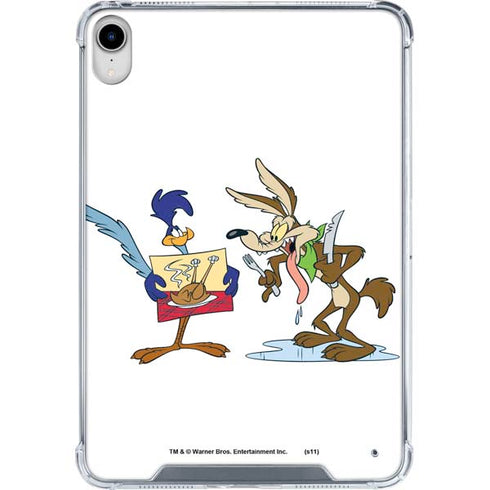 Looney Tunes Road Runner Wile E Coyote Food iPad 11th Gen (2025) Clear Case