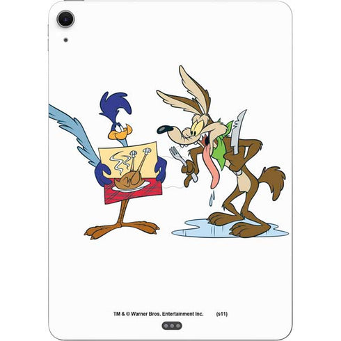 Looney Tunes Road Runner Wile E Coyote Food Apple iPad Air Skin