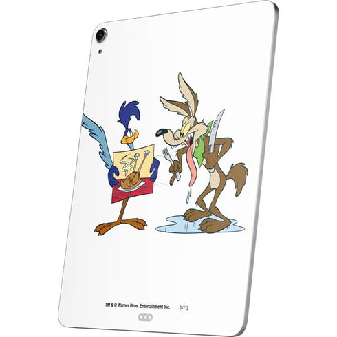 Looney Tunes Road Runner Wile E Coyote Food Apple iPad Air Skin