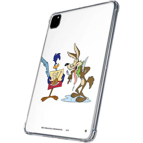 Looney Tunes Road Runner Wile E Coyote Food iPad Pro 11in (2024) Clear Case
