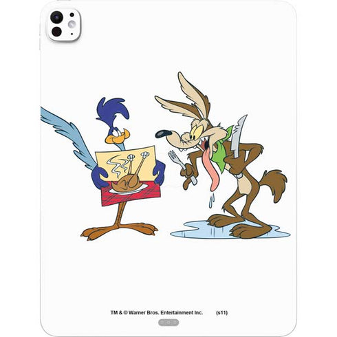 Looney Tunes Road Runner Wile E Coyote Food iPad Pro 13in M4 (2024) Skin