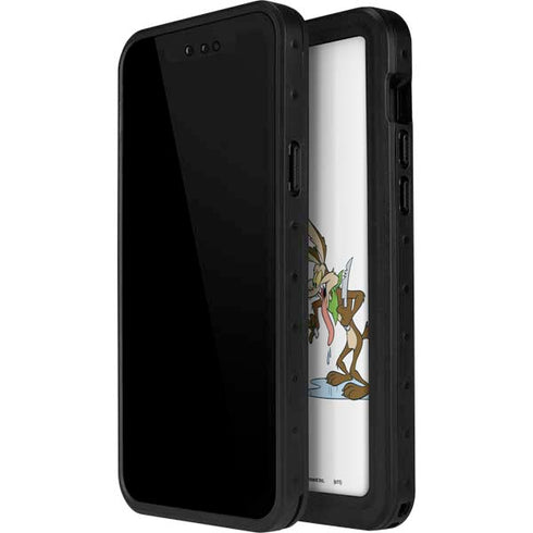Looney Tunes Road Runner Wile E Coyote Food iPhone 15 Pro Waterproof Case