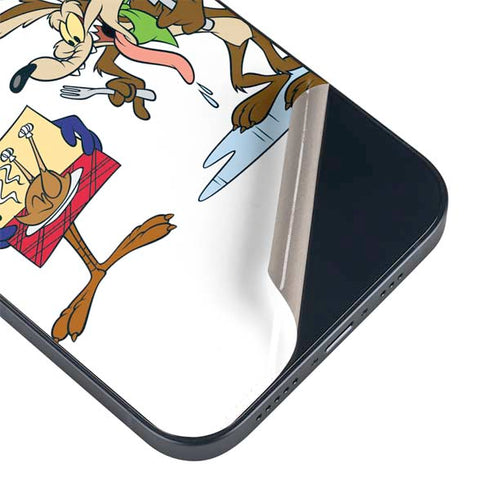 Looney Tunes Road Runner Wile E Coyote Food iPhone 15 Skin