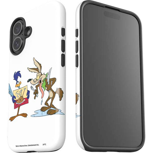Looney Tunes Road Runner Wile E Coyote Food iPhone 16 Impact Case