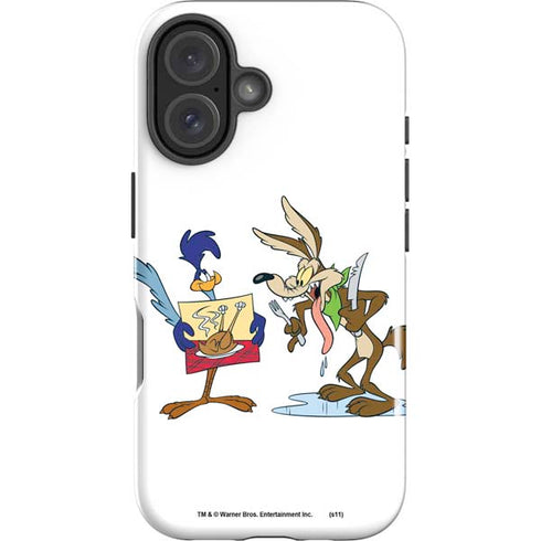 Looney Tunes Road Runner Wile E Coyote Food iPhone 16 Plus Impact Case
