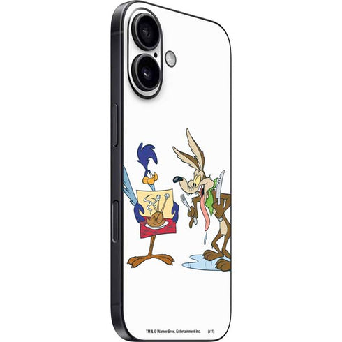 Looney Tunes Road Runner Wile E Coyote Food iPhone 16 Plus Skin