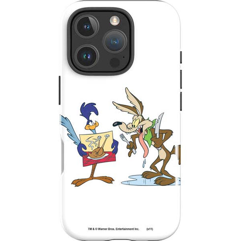 Looney Tunes Road Runner Wile E Coyote Food iPhone 16 Pro Max Impact Case